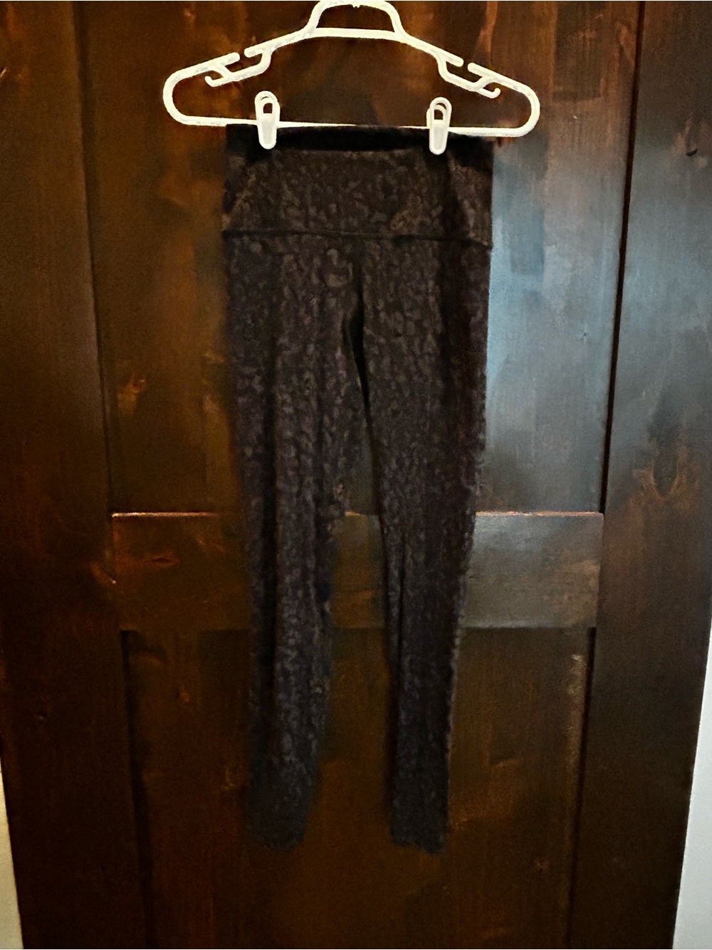 lululemon athletica Black Leopard-Print High-Rise Leggings